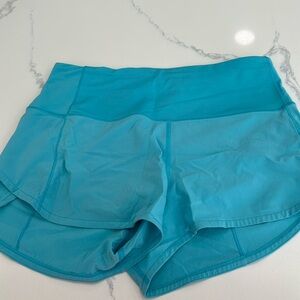Lululemon high waist athletic shorts. 2 1/2 inch.
